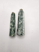 Load image into Gallery viewer, Moss agate towers *discounted*
